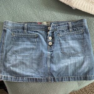 Old Navy Light Blue Denim Mini Skirt